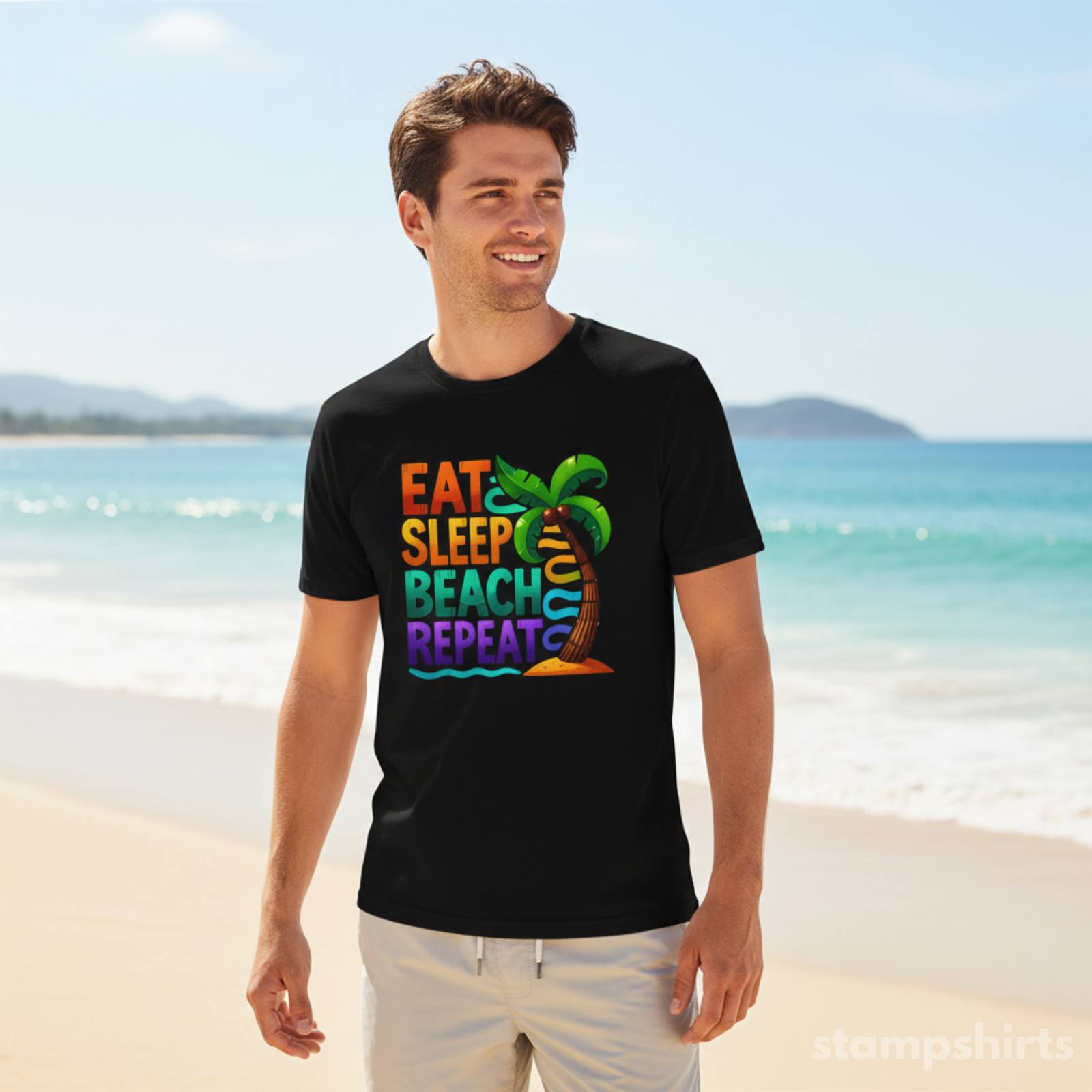 Eat Sleep Beach Repeat T-Shirt
