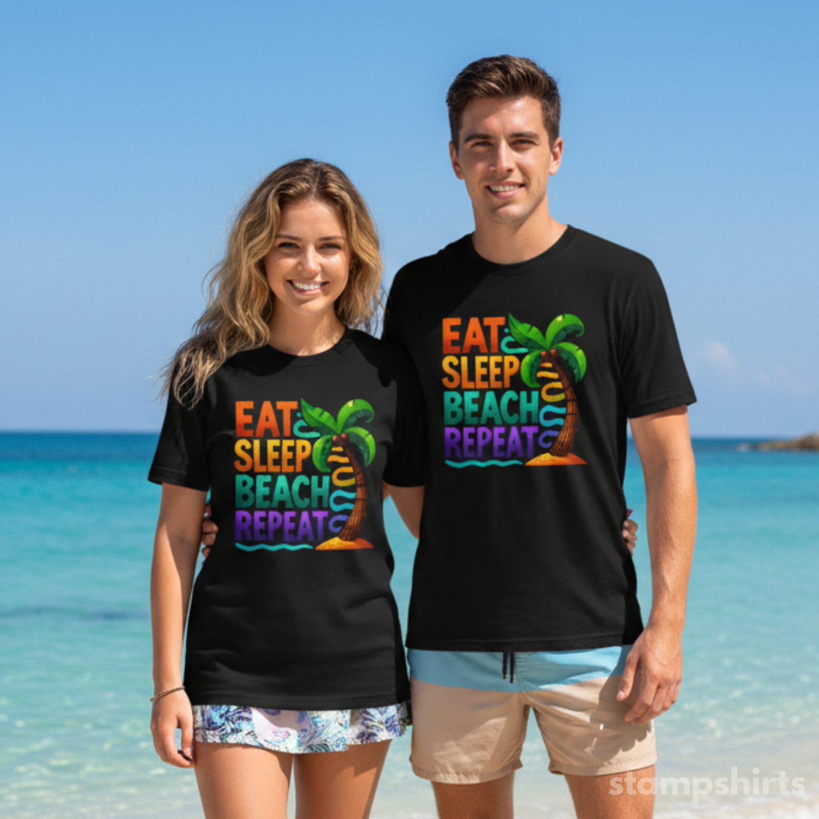 Eat Sleep Beach Repeat T-Shirt