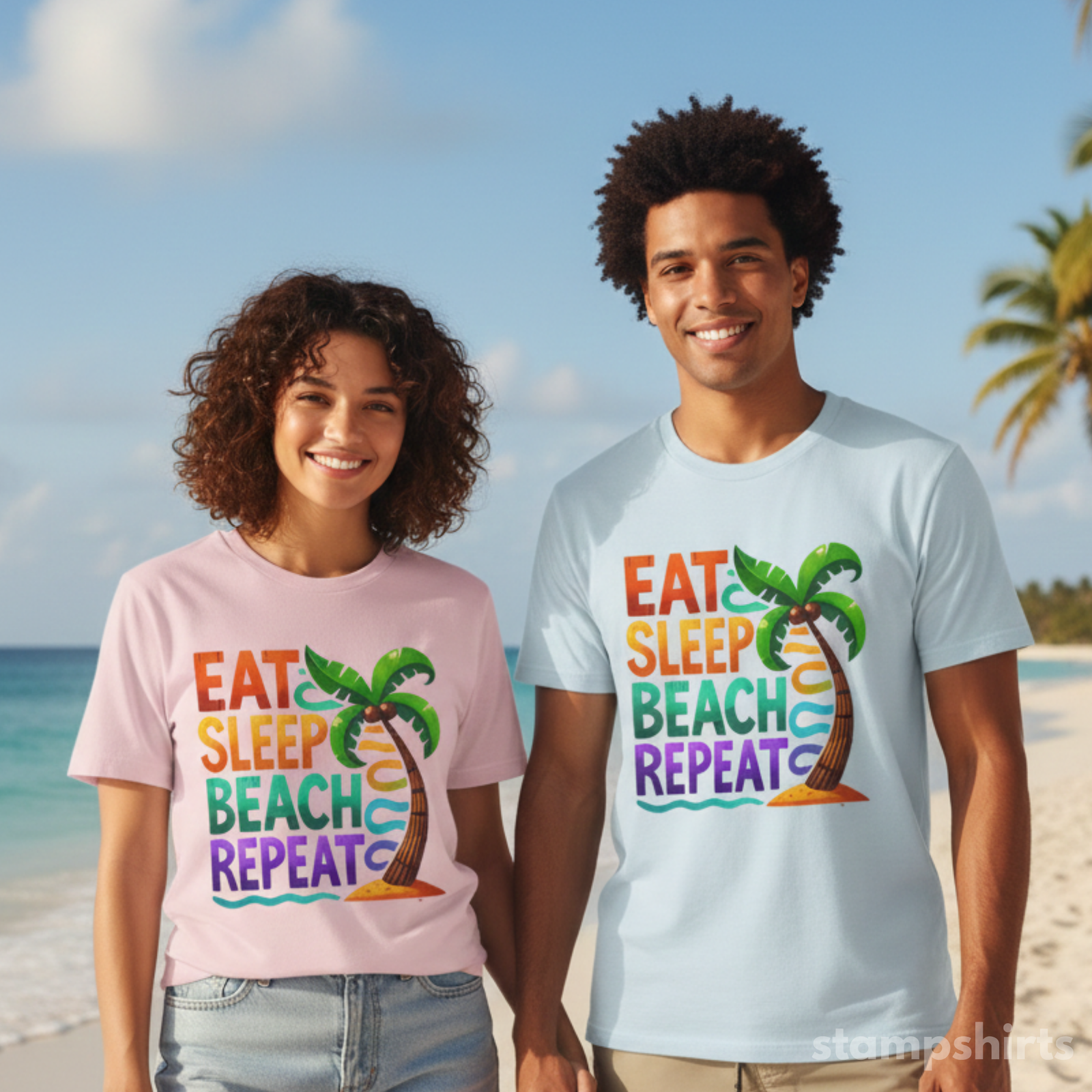 Eat Sleep Beach Repeat T-Shirt