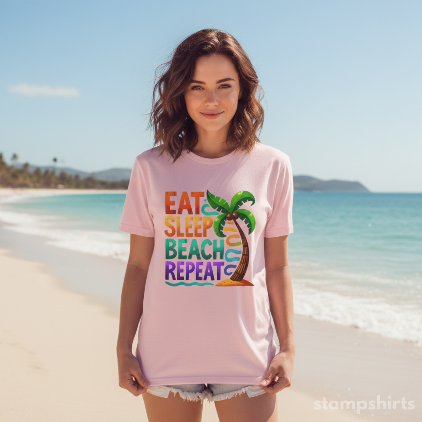 Eat Sleep Beach Repeat T-Shirt