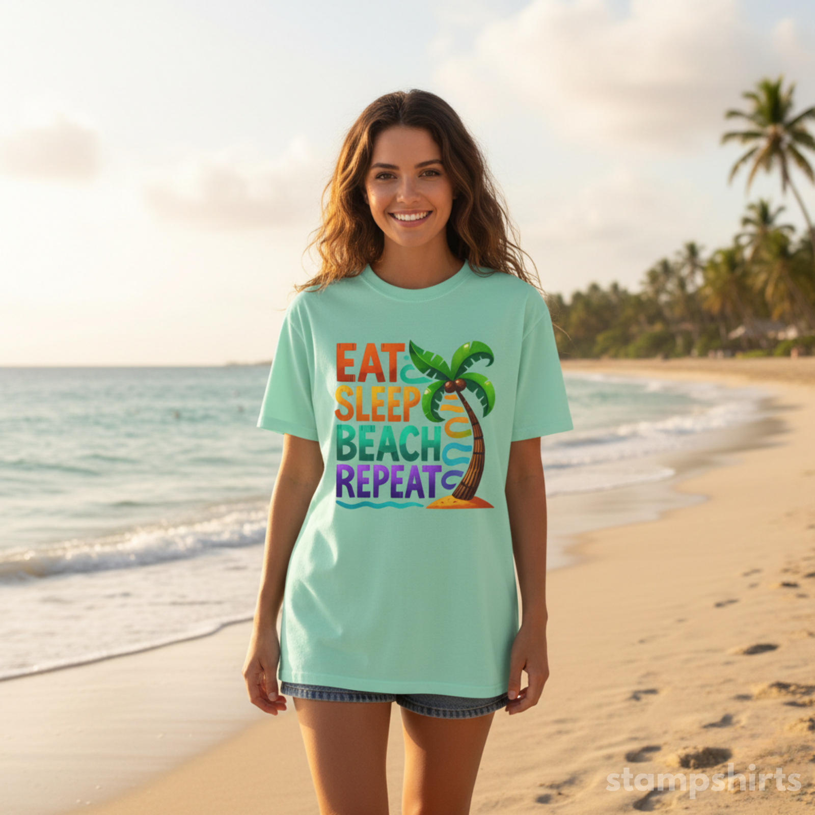 Eat Sleep Beach Repeat T-Shirt
