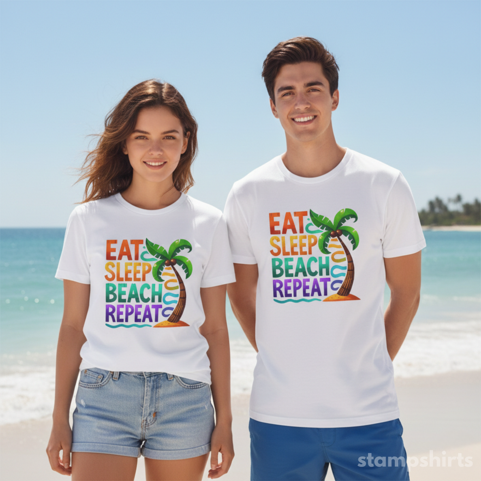 Eat Sleep Beach Repeat T-Shirt