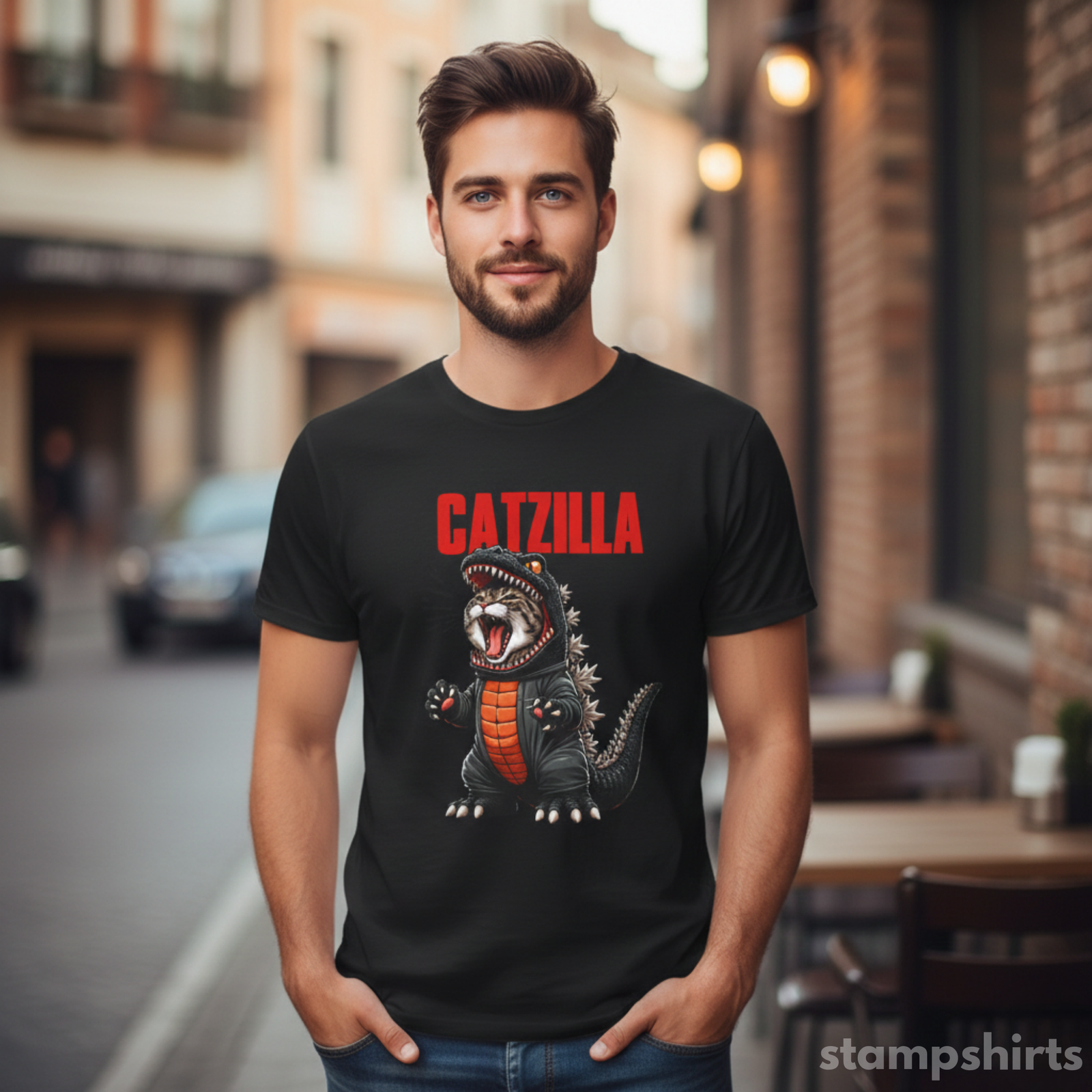 Catzilla Graphic T-Shirt