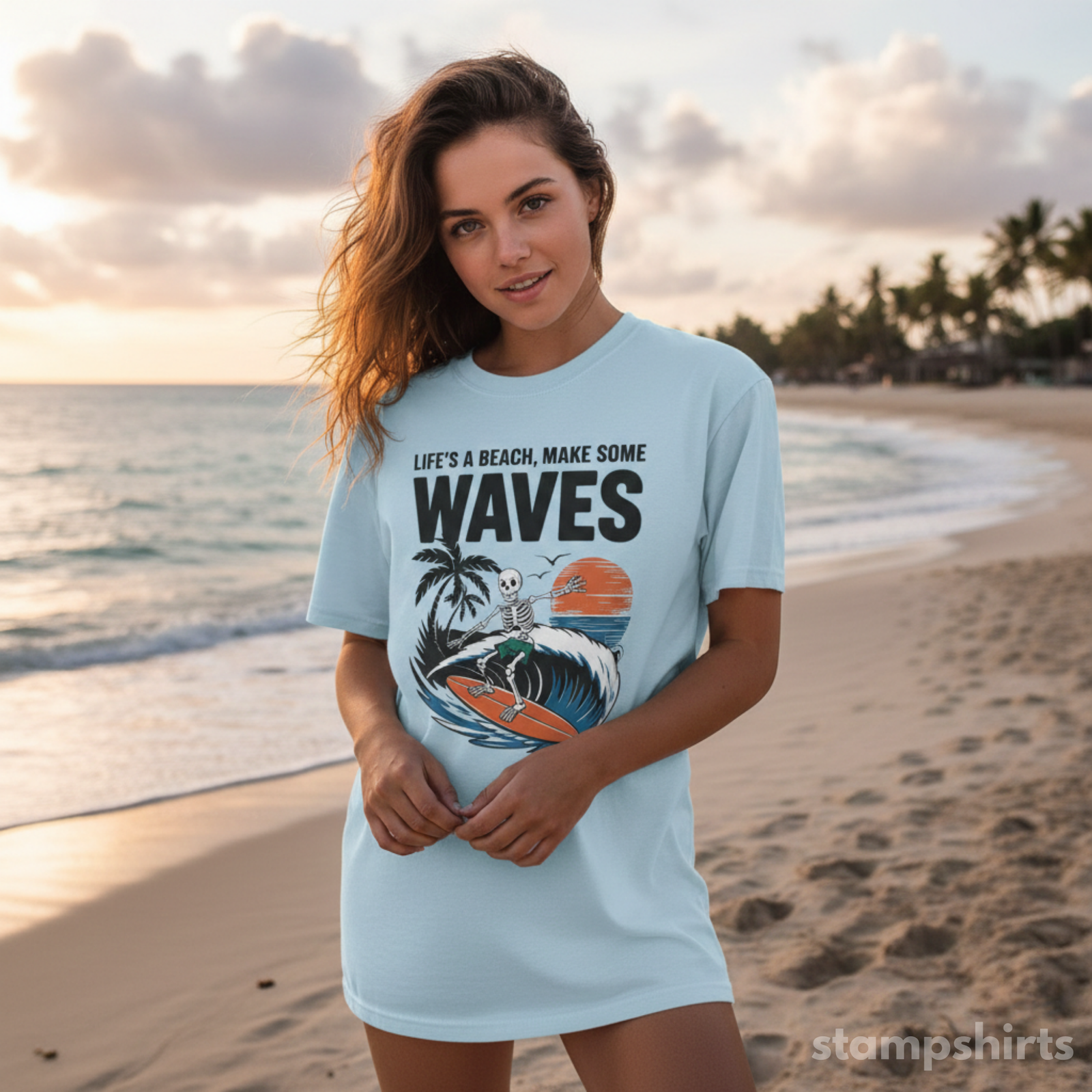Life's a Beach, Make Some Waves T-Shirt