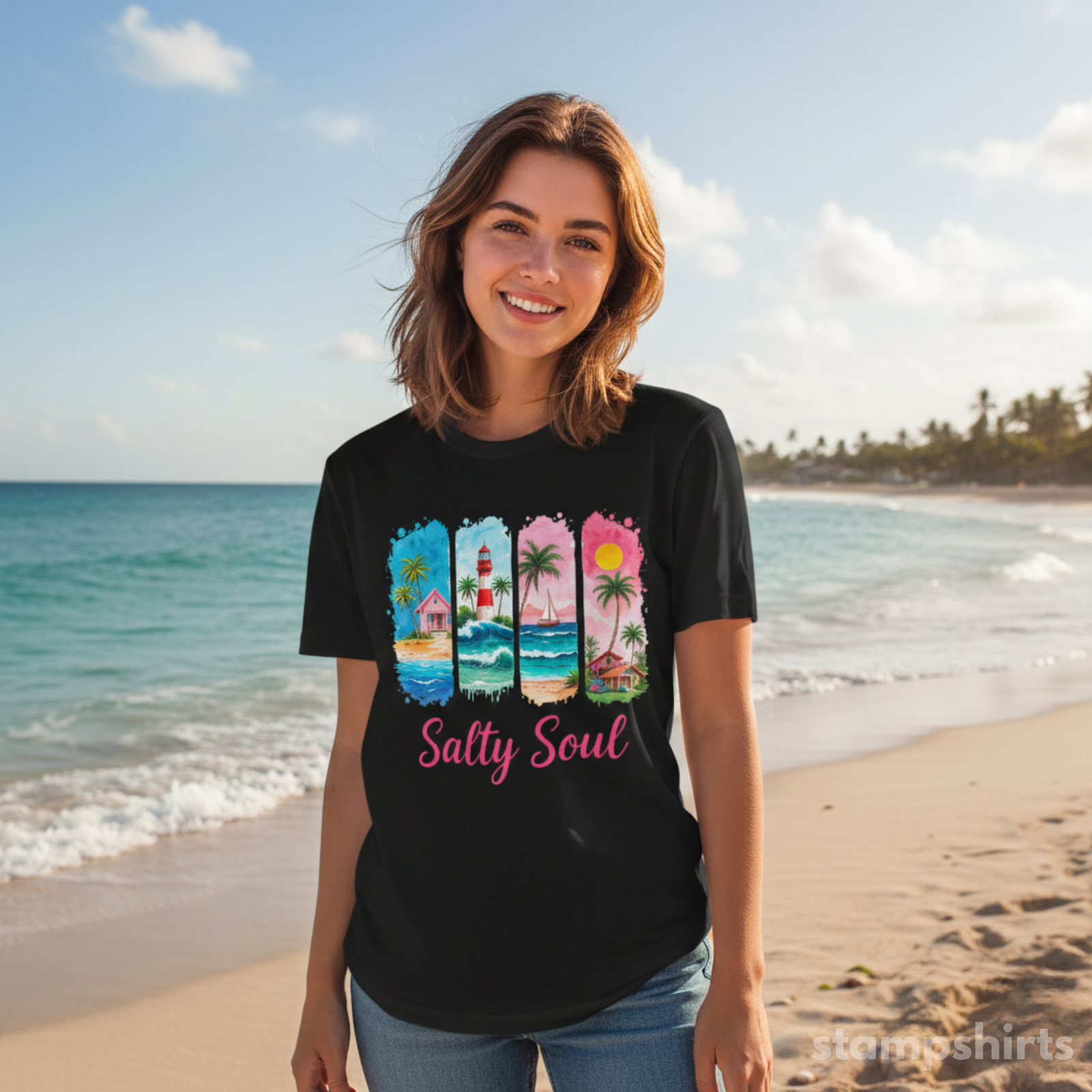 Salty Soul Beach T-Shirt