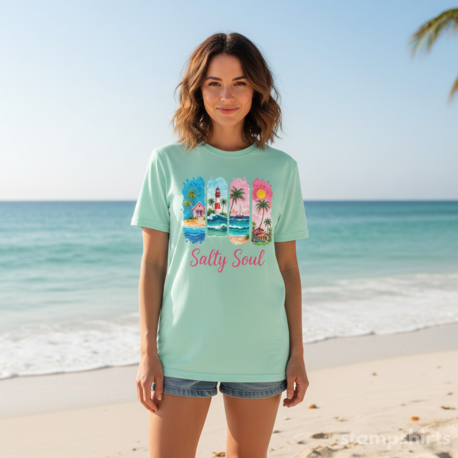 Salty Soul Beach T-Shirt
