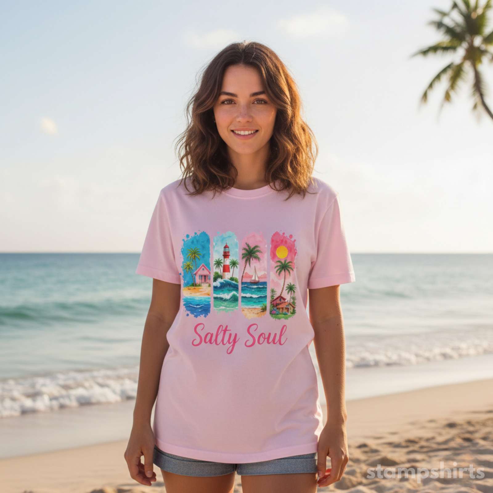 Salty Soul Beach T-Shirt