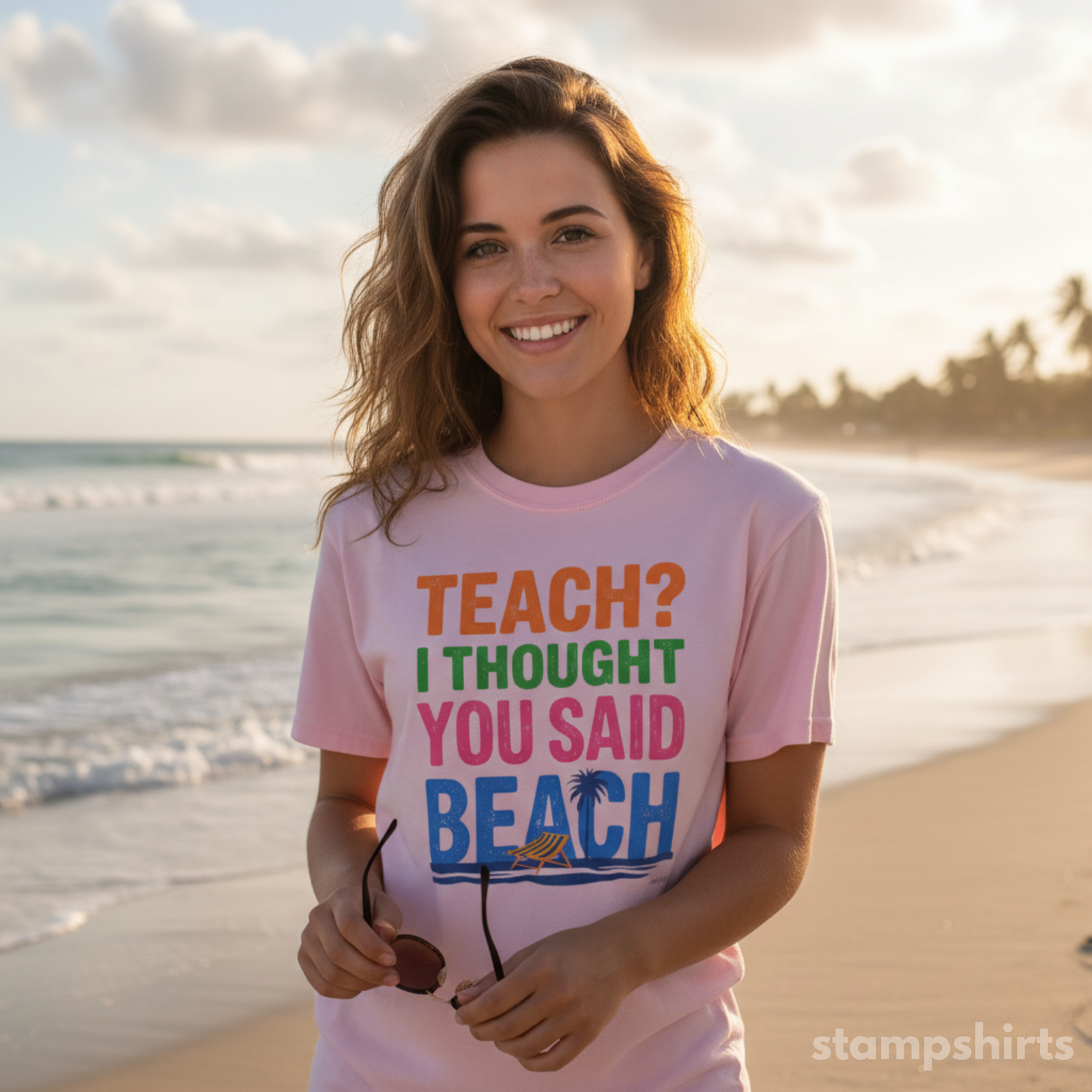 Teach? i Thought you said Beach T-Shirt