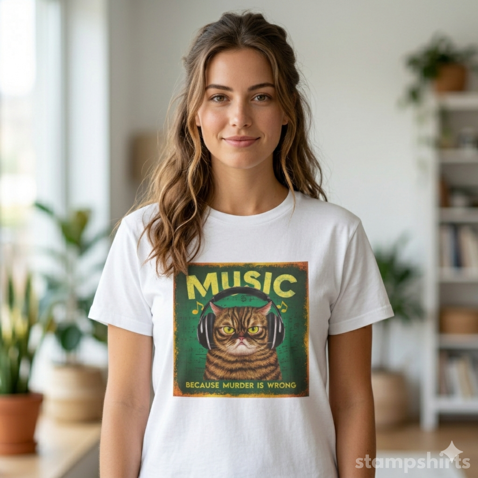 Music Cat T-Shirt