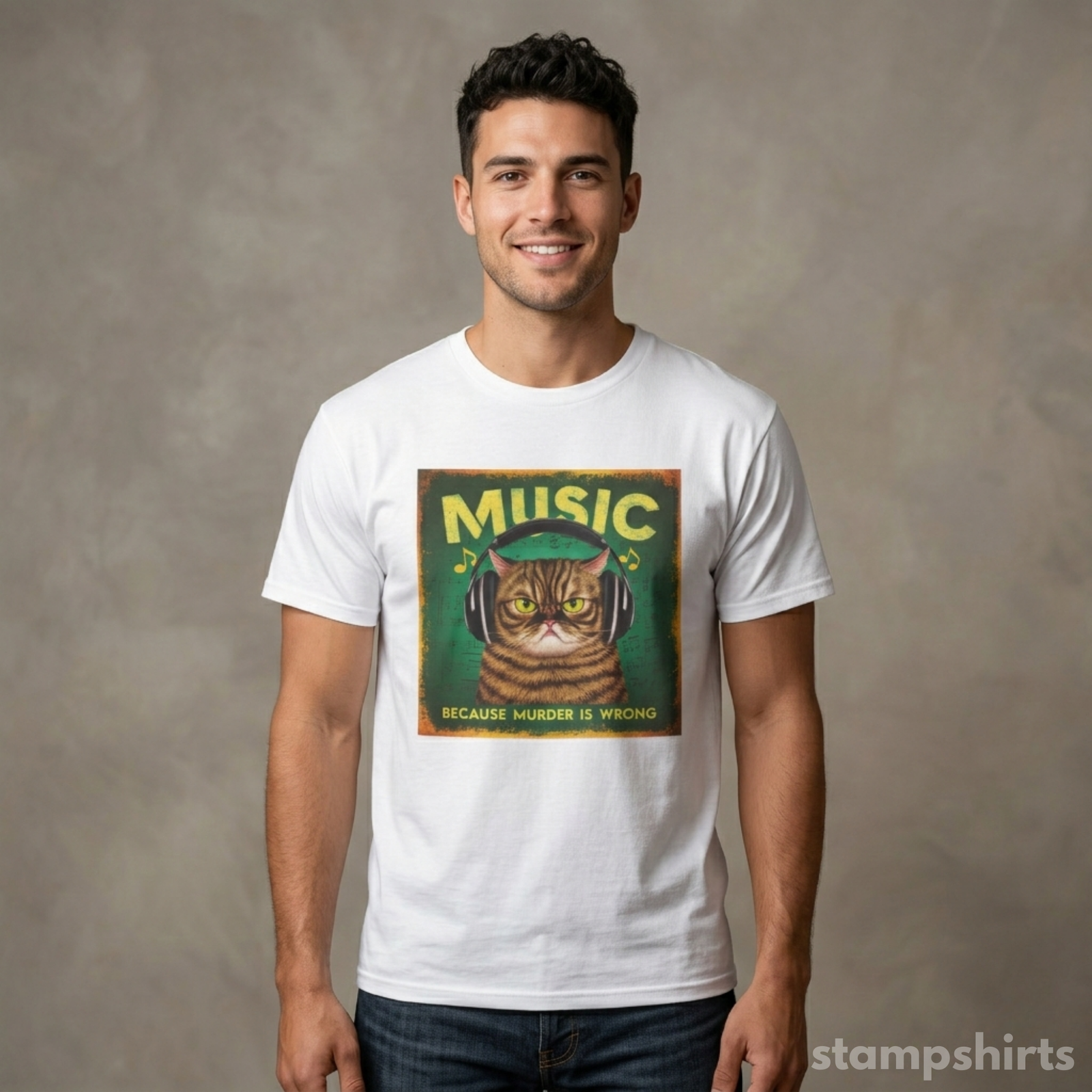 Music Cat T-Shirt