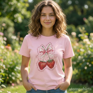 Strawberry Bow T-Shirt