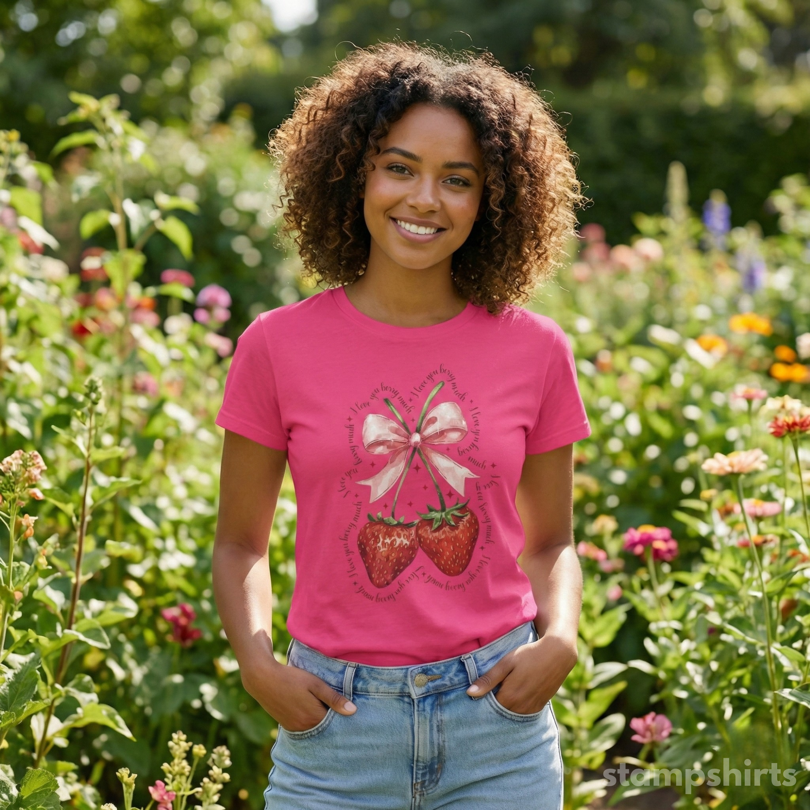 Strawberry Bow T-Shirt
