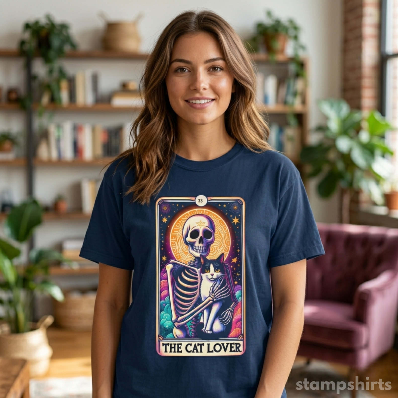Tarot Skeleton T-Shirt