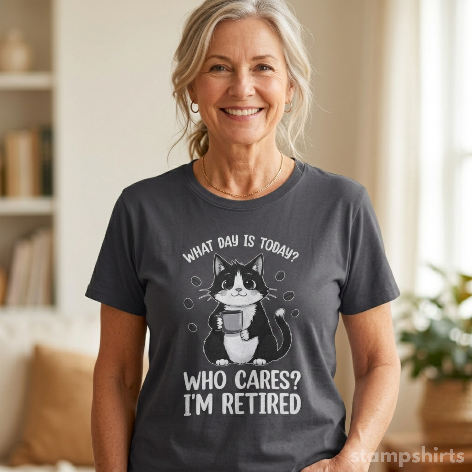 Retired Cat T-Shirt