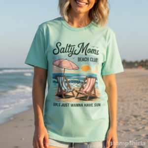 Salty Moms Beach Club T-Shirt