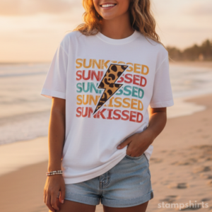 Sunkissed Leopard Lightning T-Shirt