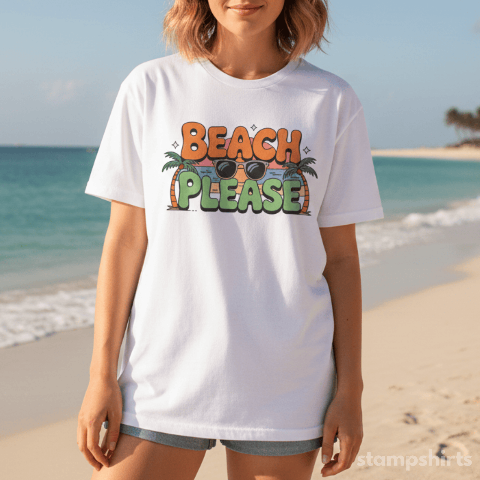 Beach Please T-Shirt