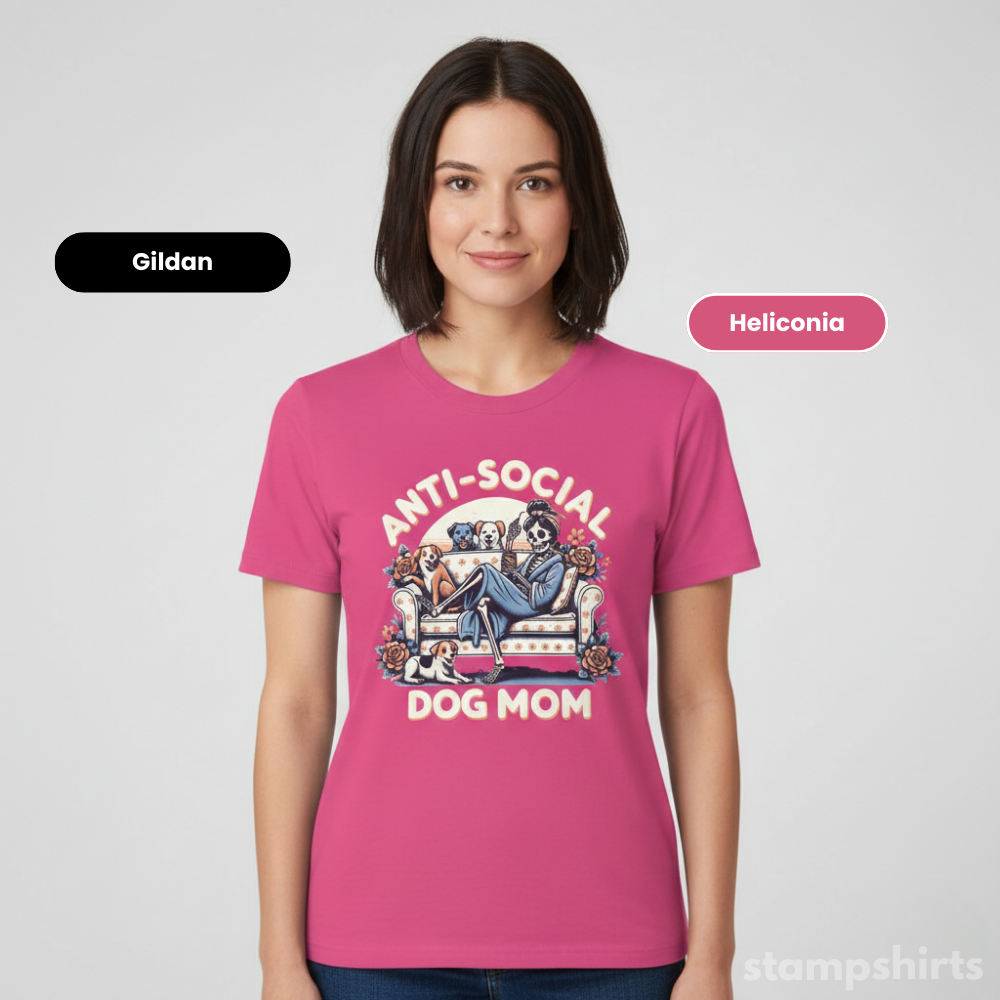 Anti-Social Dog Mom T-Shir