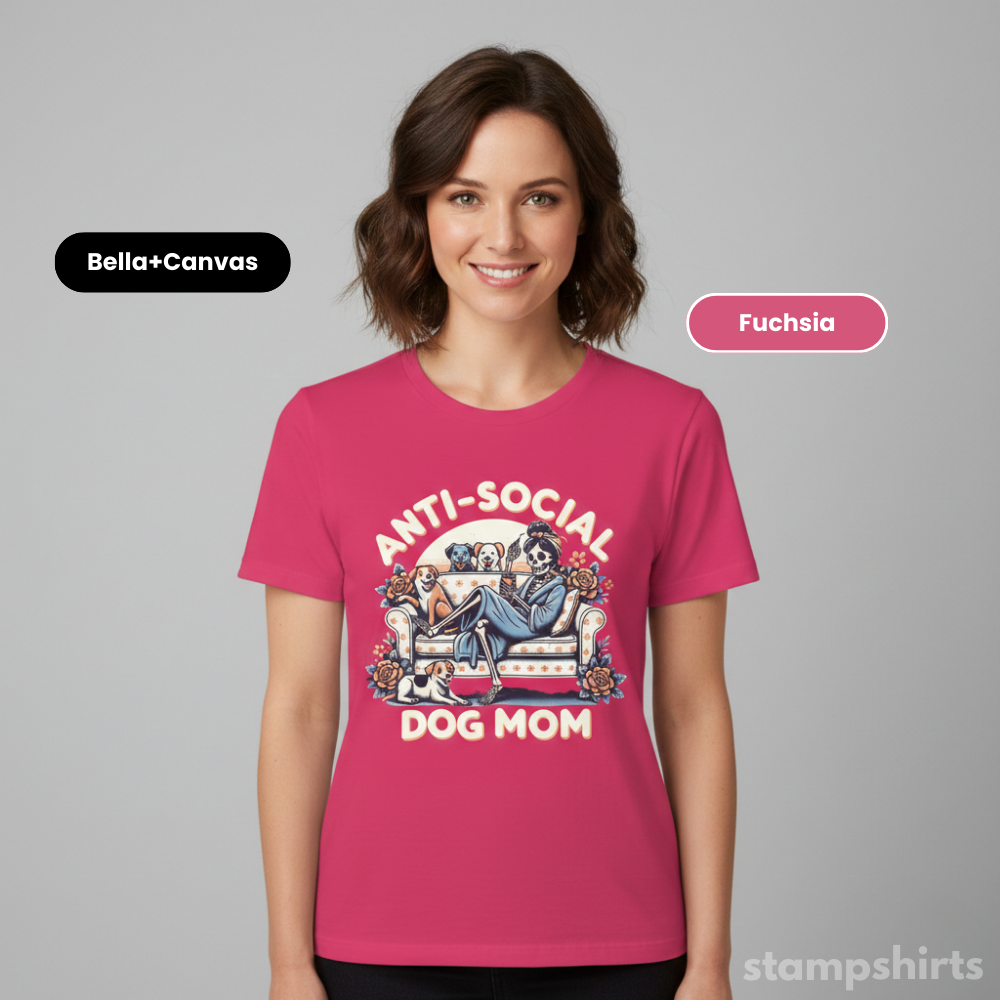 Anti-Social Dog Mom T-Shir