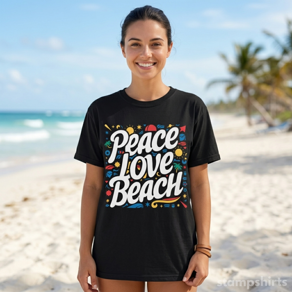 Peace Love Beach T-Shirt