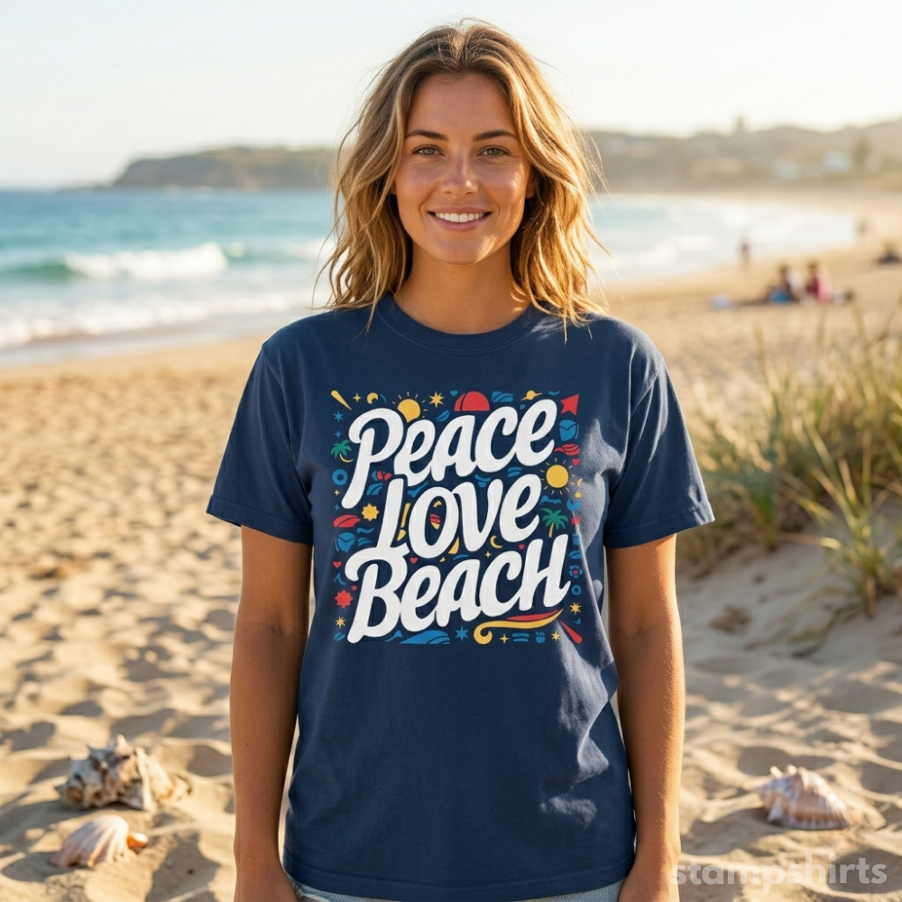 Peace Love Beach T-Shirt