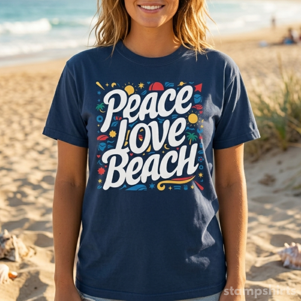 Peace Love Beach T-Shirt