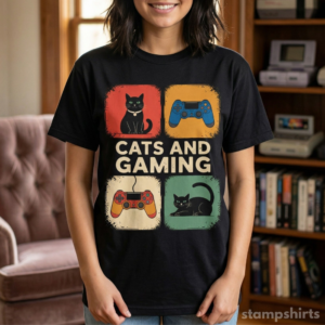 Cats and Gaming T-Shirt