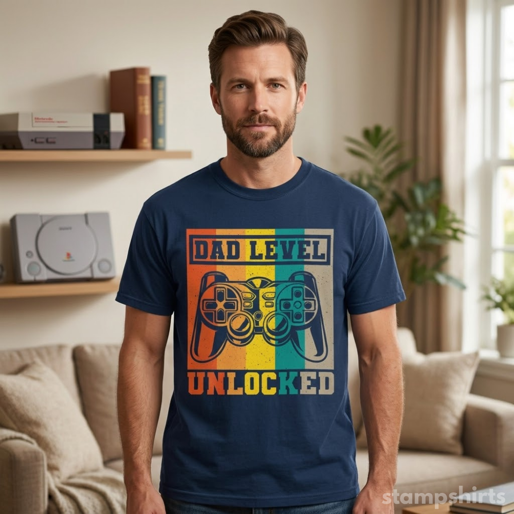Dad Level Unlocked T-Shirt